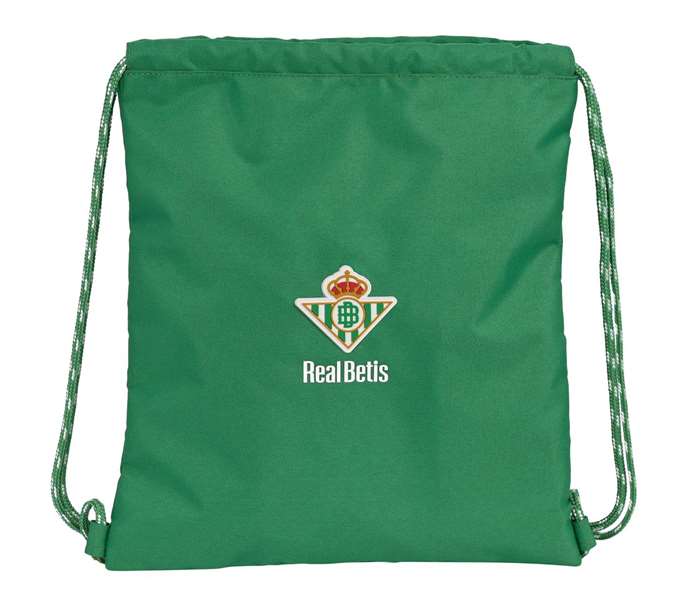 Safta Saco Plano Real Betis Balompie Reciclado 35x40x1cm Poliester Verde Safta Saco Plano Real Betis Balompie Reciclado 35x40x1cm Poliester Verde