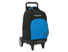 Safta Mochila Grande con Ruedas Compact Evolution Extraible Blackfit Chico Underground 450x330x220 mm