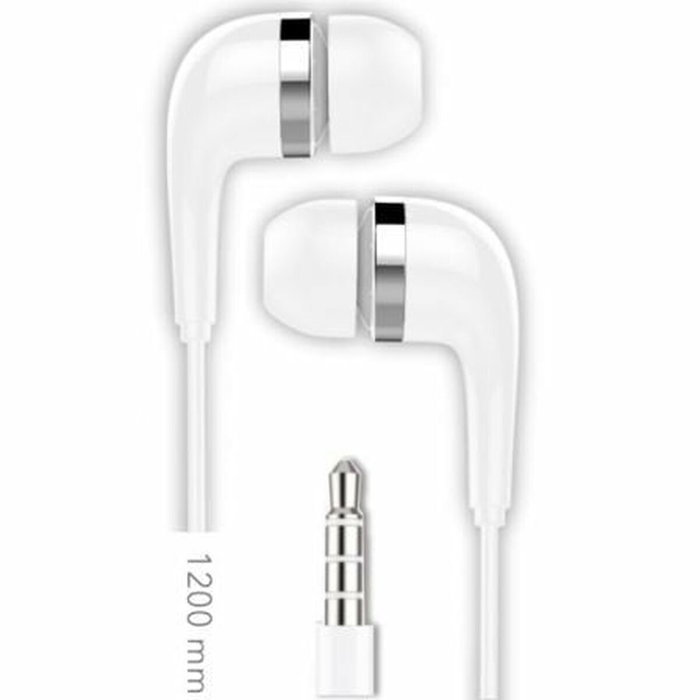 Tech One Tech TEC2905 Auriculares Intrauditivos con Micrófono Blanco Tech One Tech TEC2905 Auriculares Intrauditivos con Micrófono Blanco