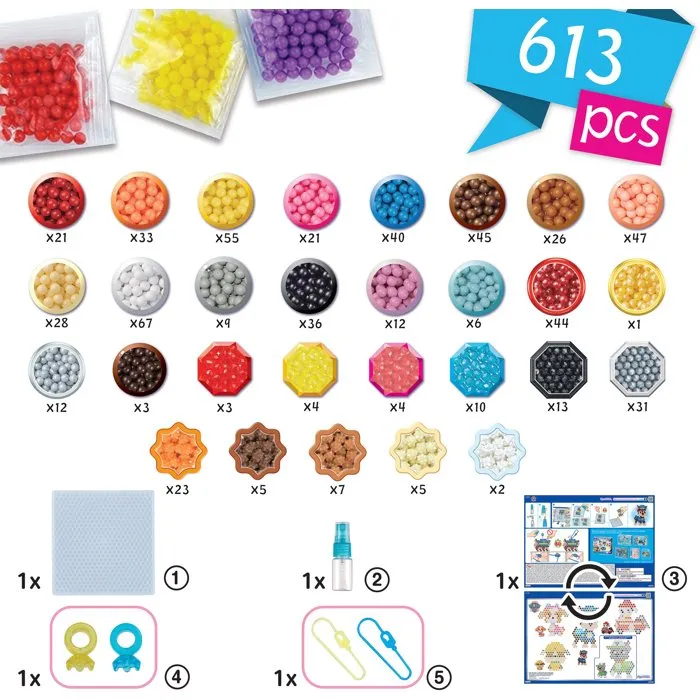 Aquabeads Kit Patrulla Canina AQU5054131351253, 600 Cuentas, A partir de 4 Años