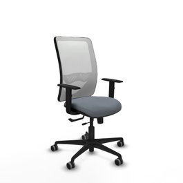 PIQUERAS Y CRESPO Silla de oficina Zulema Gris y Blanca