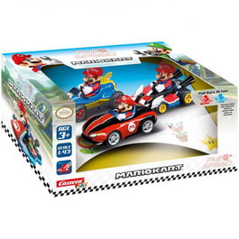 Carrera Set 3 coches Pull Speed Mario - Mario Kart +3 años Escala 1:43