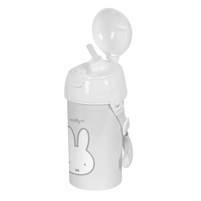 Safta Botella Miffy con Apertura Automática y Pajita 500ml Menta Safta Botella Miffy con Apertura Automática y Pajita 500ml Menta