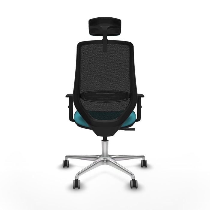 PIQUERAS Y CRESPO Silla de oficina Mardos con mecanismo Sincro, Turquesa y Negro PIQUERAS Y CRESPO Silla de oficina Mardos con mecanismo Sincro, Turquesa y Negro