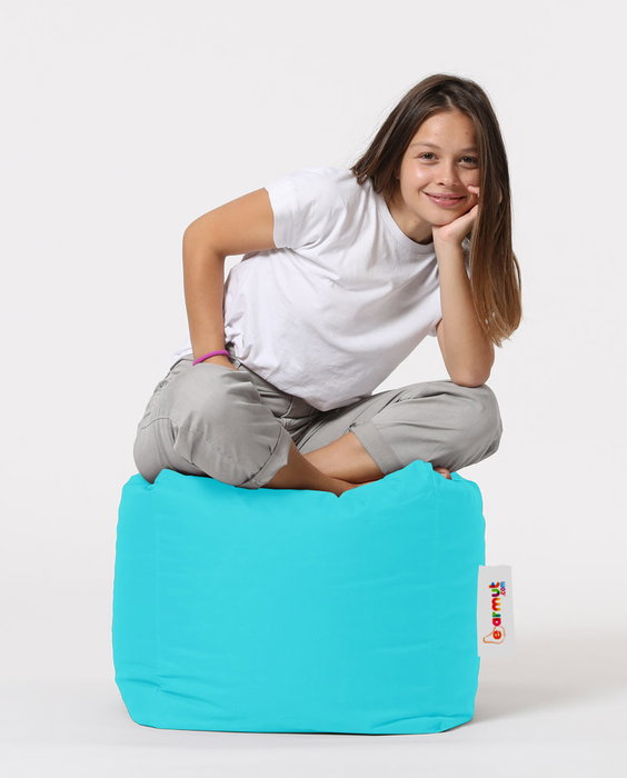 Atelier Del Sofa Puf de Jardín Turquesa 45x45x45cm