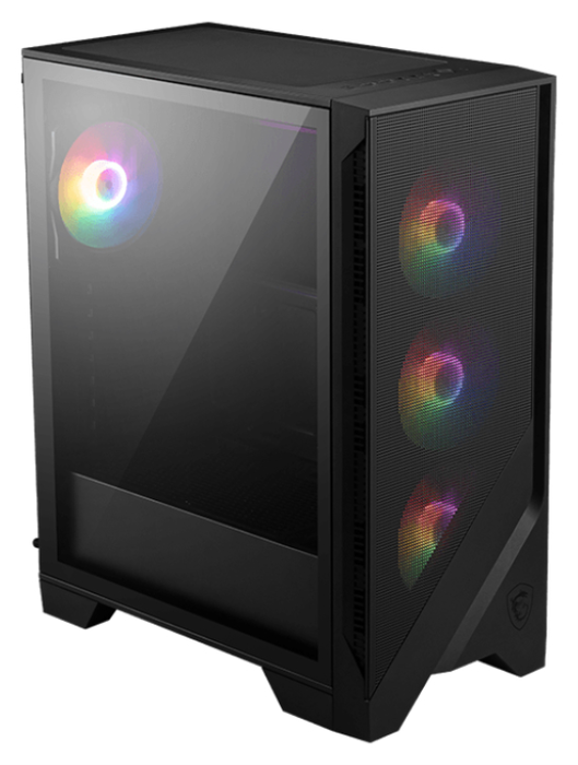 MSI MAG FORGE 121A AIRFLOW Carcasa de Ordenador Midi Tower Negro