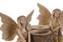 DKD Home Decor Figura de Hada en Resina Marrón (Surtido de 2)
