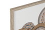 DKD Home Decor Cuadro Lienzo y Yute Boho 3D Surtido de 2 Piezas