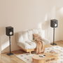 Aisens Soporte Universal de Suelo Giratorio e Inclinable para Altavoces SPK09U-429, Negro