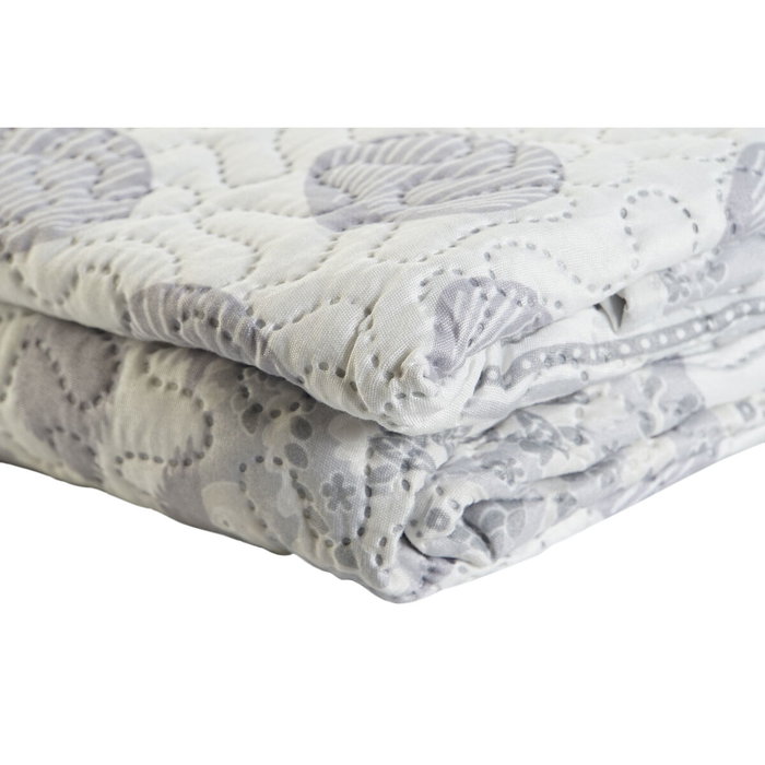 DKD Home Decor Colcha Patchwork Beige y Gris 180x260x1 cm DKD Home Decor Colcha Patchwork Beige y Gris 180x260x1 cm