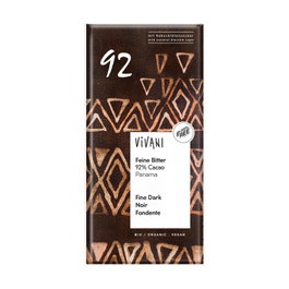 Vivani Chocolate Negro 92% Cacao Bio 100g