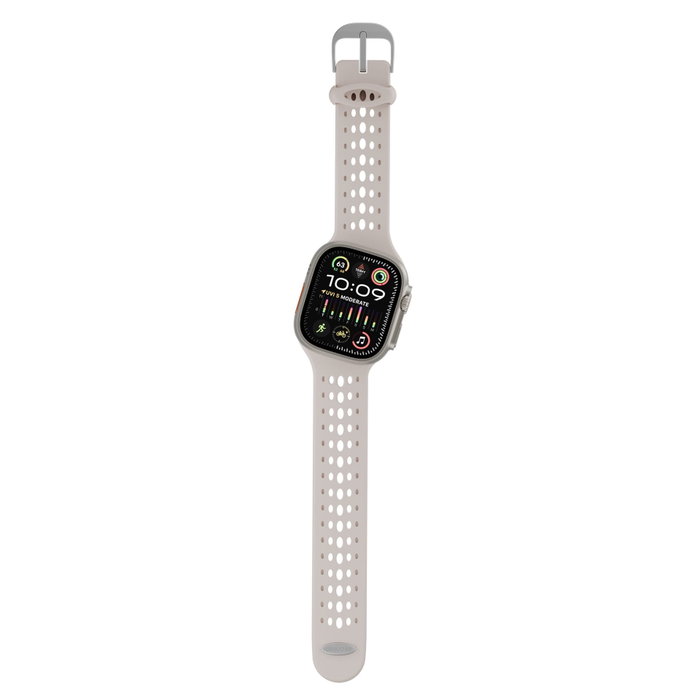 Decoded Silicone Ares O Strap para Apple Watch 44/46/49mm Clay