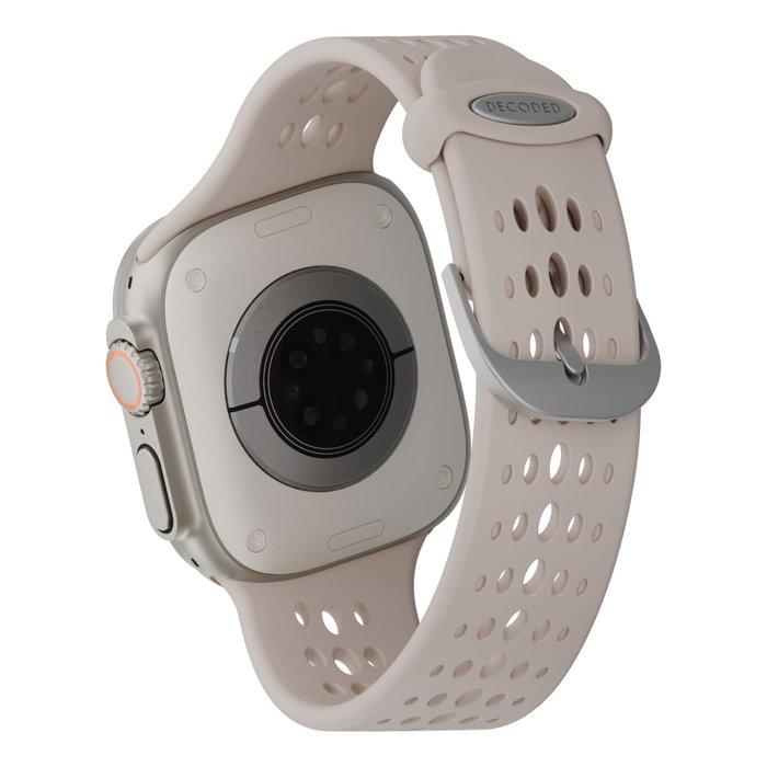 Decoded Silicone Ares O Strap para Apple Watch 44/46/49mm Clay
