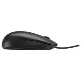 HP Ratón óptico USB con cable de 2,9 m Negro