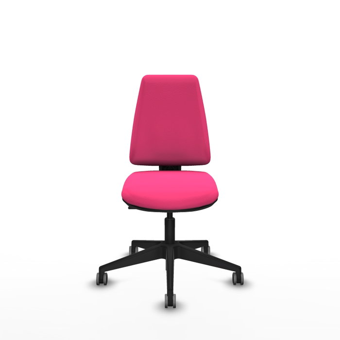 PIQUERAS Y CRESPO Silla de oficina Elche Rosa sin brazos