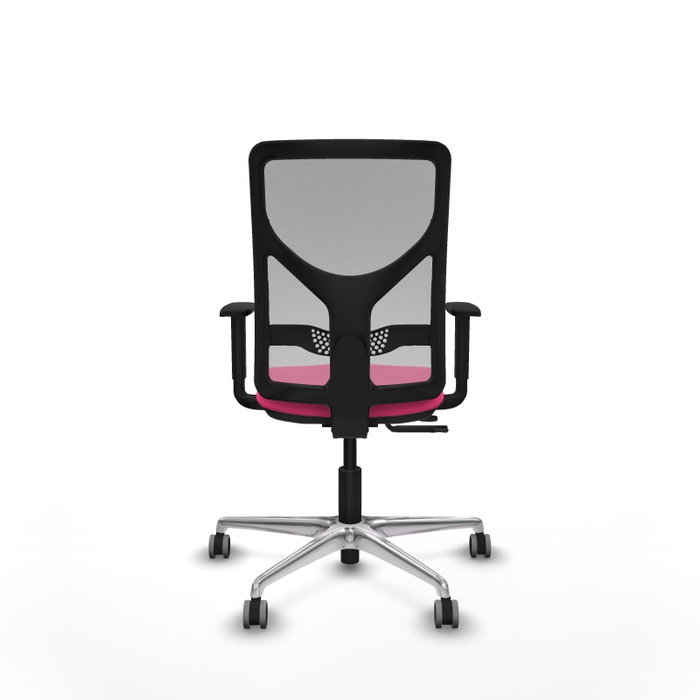 PIQUERAS Y CRESPO Silla de oficina Motilla Rosa con mecanismo Sincro/Traslack