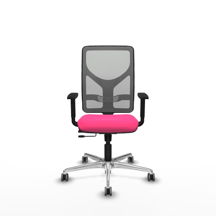 PIQUERAS Y CRESPO Silla de oficina Motilla Rosa con mecanismo Sincro/Traslack