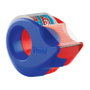 Tesa Mini dispensador de cinta adhesiva rojo/azul con 2 rollos de tesafilm cristal de regalo