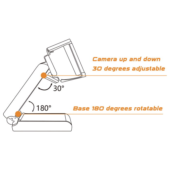 Conceptronic AMDIS06B Webcam USB 2.0 Full HD 1080P/30Hz, 72° Ángulo de Visión, Autoenfoque, Micrófono Integrado, Plug and Play Conceptronic AMDIS06B Webcam USB 2.0 Full HD 1080P/30Hz, 72° Ángulo de Visión, Autoenfoque, Micrófono Integrado, Plug and Play