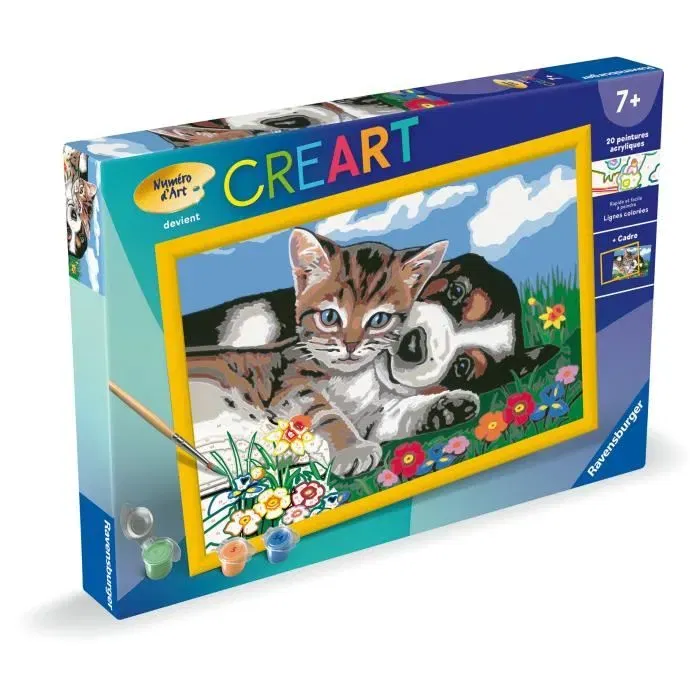 Ravensburger RAV00025848 CreArt Kids Puzzle Una hermosa amistad 31x21cm