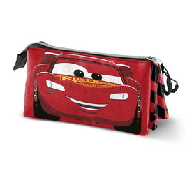 Disney Cars 3 Estuche Portatodo Triple Speed Rojo