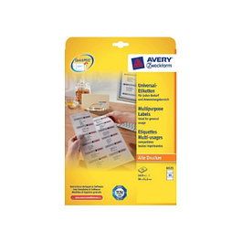 AVERY Zweckform Etiquetas 6121 blanco 38,0 x 21,2 mm