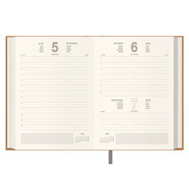 Dohe Agenda 2026 Lisboa Día Página 14 x 20 cm. Color Camel 12693 - 26