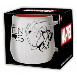 Taza con Caja Marvel 360 ml Cerámica