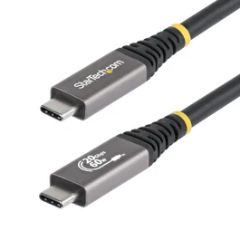 StarTech.com Cable USB4 Gen 2x2 USB-C de 3m, 20Gbps, 60W, 4K 120Hz, Negro