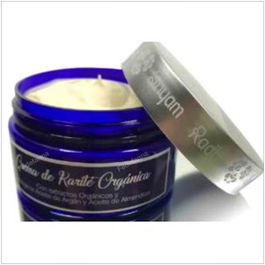RADHE SHYAM Crema Manteca de Karité Orgánica 100Gr con Aceite de Argán y Almendras