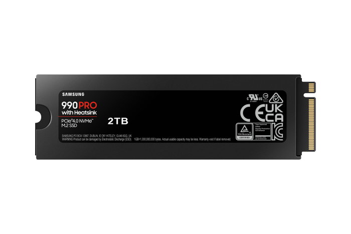 Samsung 990 PRO Heatsink 2 TB M.2 NVMe PCIe 4.0