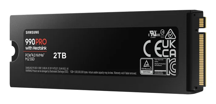 Samsung 990 PRO Heatsink 2 TB M.2 NVMe PCIe 4.0
