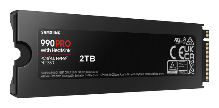 Samsung 990 PRO Heatsink 2 TB M.2 NVMe PCIe 4.0
