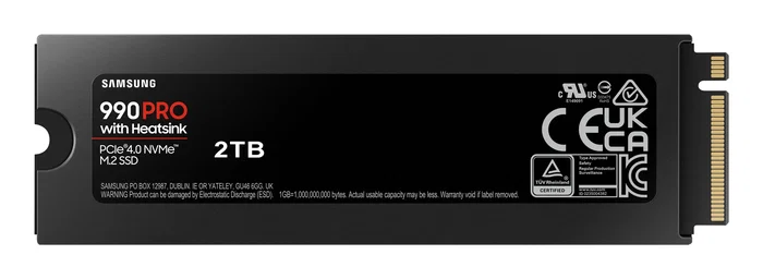 Samsung 990 PRO Heatsink 2 TB M.2 NVMe PCIe 4.0