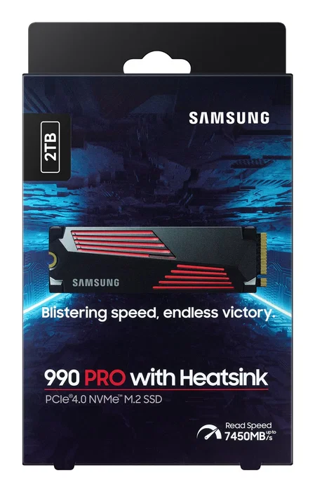 Samsung 990 PRO Heatsink 2 TB M.2 NVMe PCIe 4.0