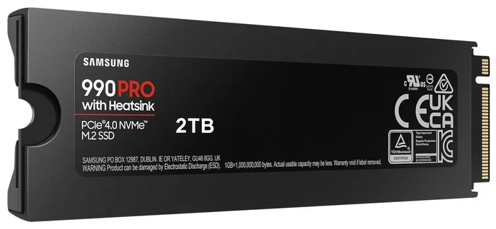 Samsung 990 PRO Heatsink 2 TB M.2 NVMe PCIe 4.0