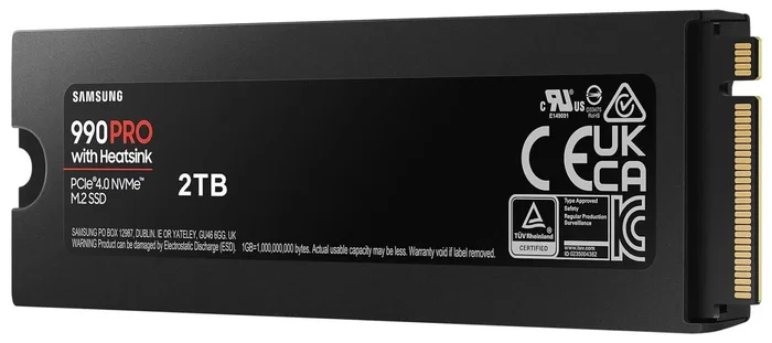 Samsung 990 PRO Heatsink 2 TB M.2 NVMe PCIe 4.0