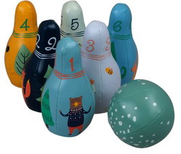BARBO-TOYS Set de bolos little woodies