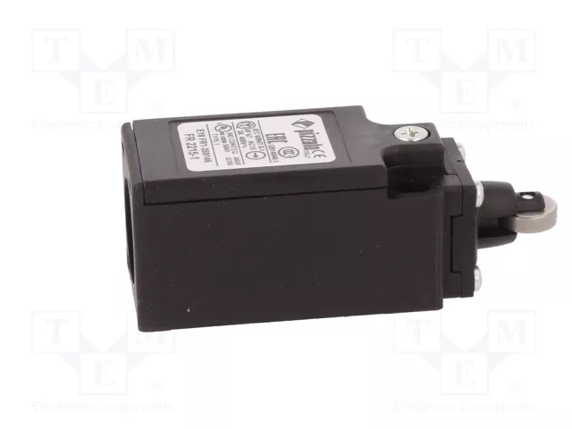 PIZZATO ELETTRICA Interruptor de fin de carrera FR 2215-M2R28 con roldana de acero Ø12mm