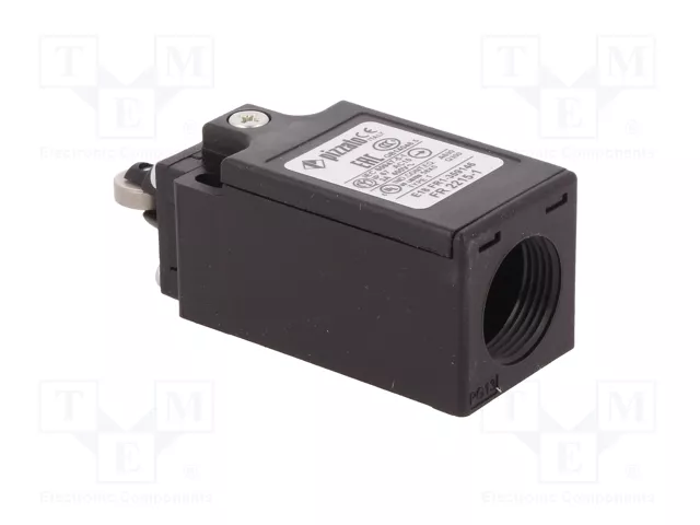 PIZZATO ELETTRICA Interruptor de fin de carrera FR 2215-M2R28 con roldana de acero Ø12mm