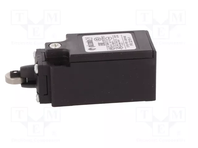 PIZZATO ELETTRICA Interruptor de fin de carrera FR 2215-M2R28 con roldana de acero Ø12mm