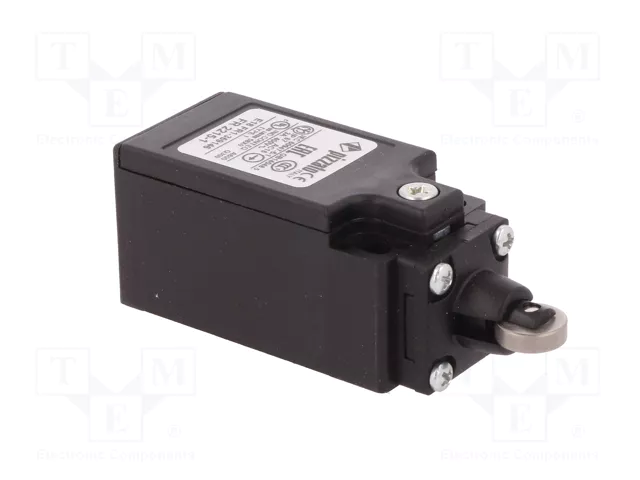 PIZZATO ELETTRICA Interruptor de fin de carrera FR 2215-M2R28 con roldana de acero Ø12mm