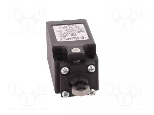 PIZZATO ELETTRICA Interruptor de fin de carrera FR 2215-M2R28 con roldana de acero Ø12mm