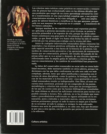Conservación y restauración de pintura sobre lienzo, Ana Calvo - DEL SERBAL