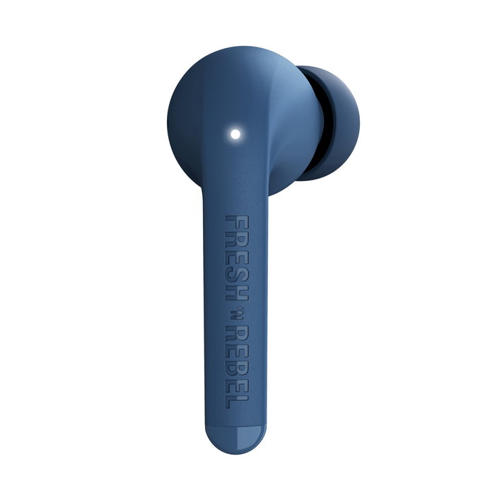 Fresh'N Rebel Auriculares Intrauditivos Inalámbricos Twins Fuse con Estuche de Carga, 30h Autonomía, Control Táctil, Almohadillas Blandas, Azul Acero Fresh'N Rebel Auriculares Intrauditivos Inalámbricos Twins Fuse con Estuche de Carga, 30h Autonomía, Control Táctil, Almohadillas Blandas, Azul Acero