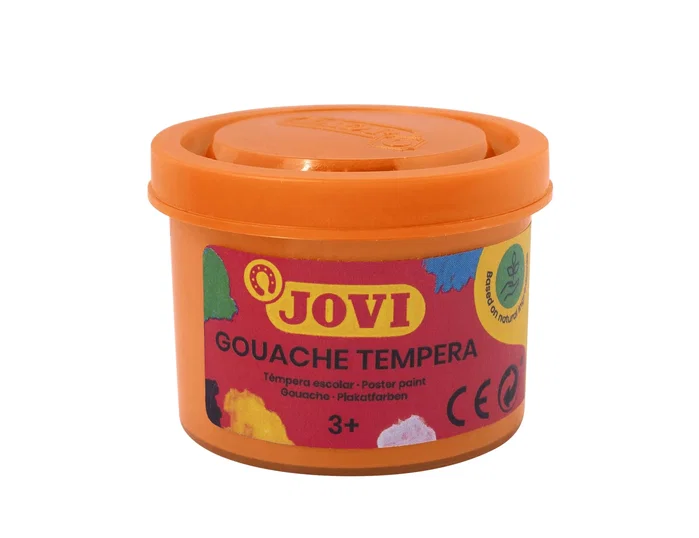 Jovi Témpera escolar naranja 40 cc pack de 5 unidades