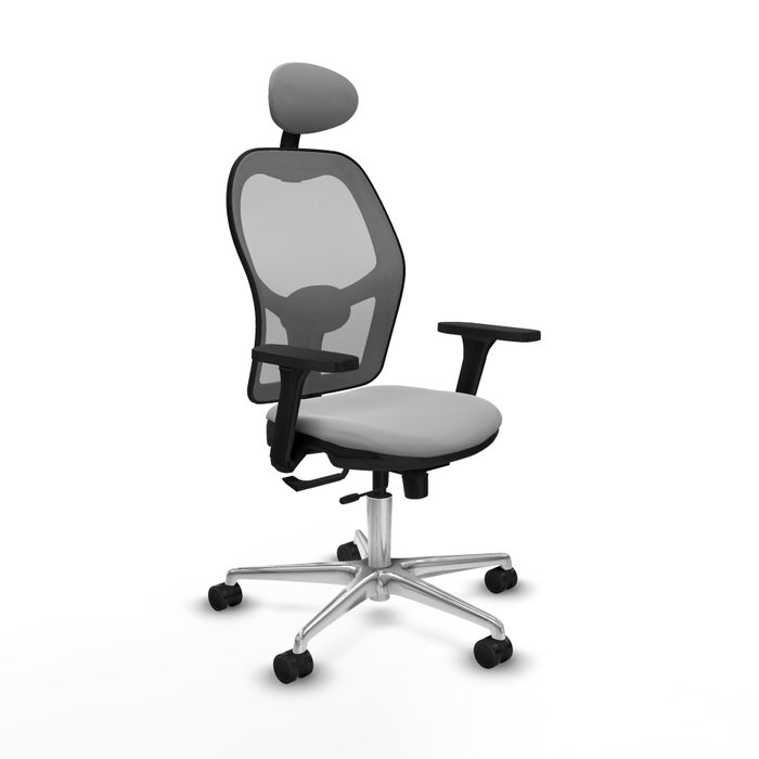 PIQUERAS Y CRESPO Silla de oficina Jorquera Gris con mecanismo Sincro/Traslack PIQUERAS Y CRESPO Silla de oficina Jorquera Gris con mecanismo Sincro/Traslack