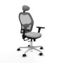 PIQUERAS Y CRESPO Silla de oficina Jorquera Gris con mecanismo Sincro/Traslack