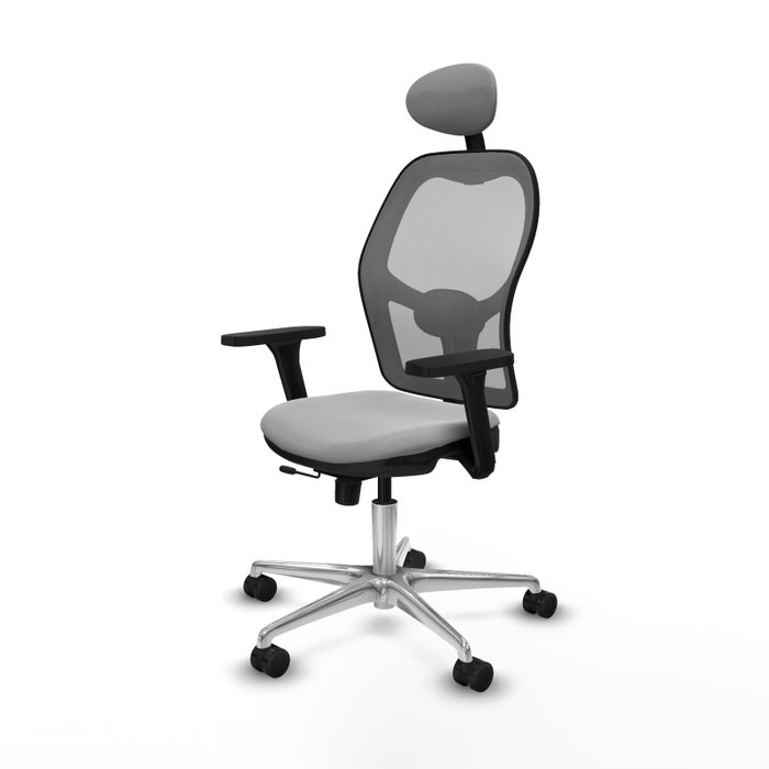 PIQUERAS Y CRESPO Silla de oficina Jorquera Gris con mecanismo Sincro/Traslack PIQUERAS Y CRESPO Silla de oficina Jorquera Gris con mecanismo Sincro/Traslack