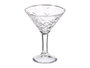 Vivalto Copa Martini Troquelada 220 ml Transparente 11.5 x 11.5 x 15 cm (Set de 24)